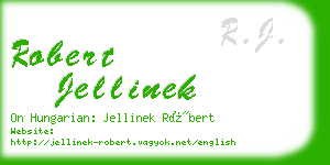 robert jellinek business card